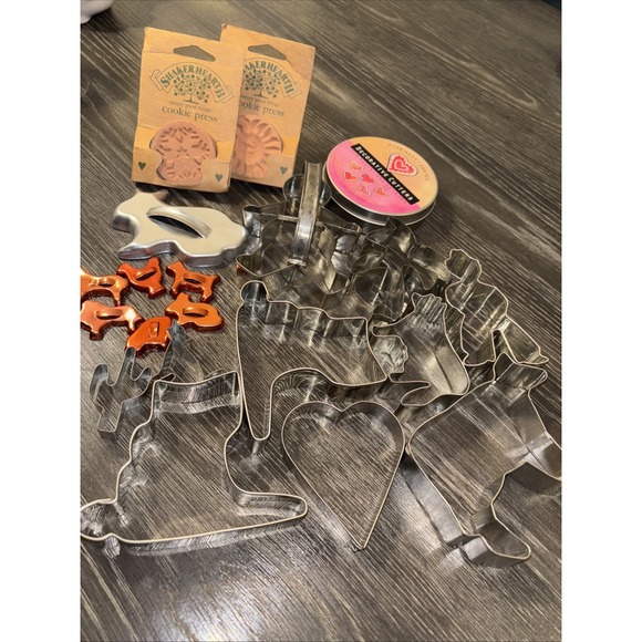 Williams-Sonoma Other - Vintage Cookie Cutters Lot of 20+Copper / Steel Mirror/william-sonoma